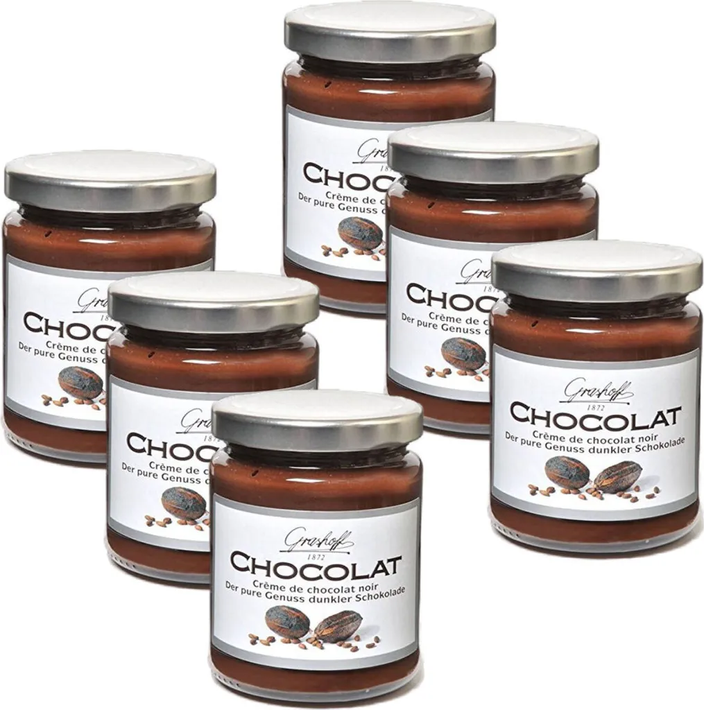 Grashoff Noir belgische dunkle Chocolat der pure Genuss 250g 6er Pack