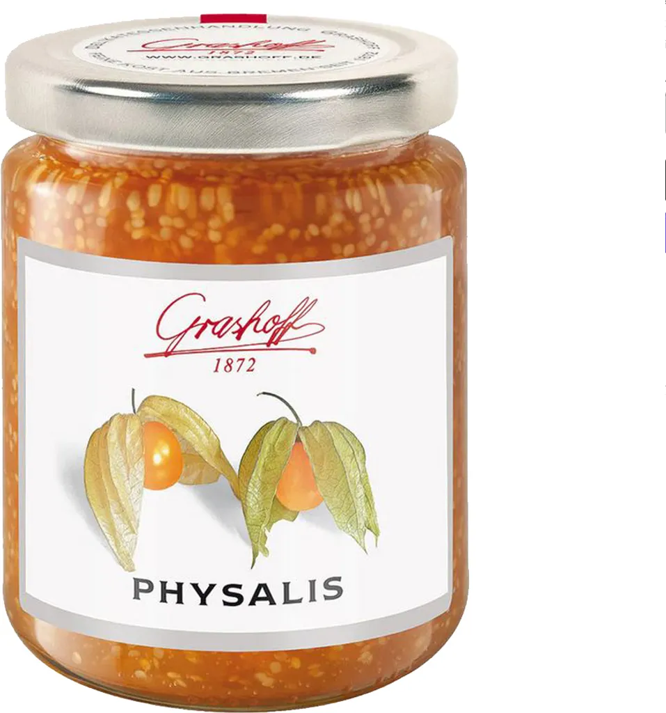 Grashoff Physalikonfitüre Extra kolumbianischen Physalisfrüchten 250g