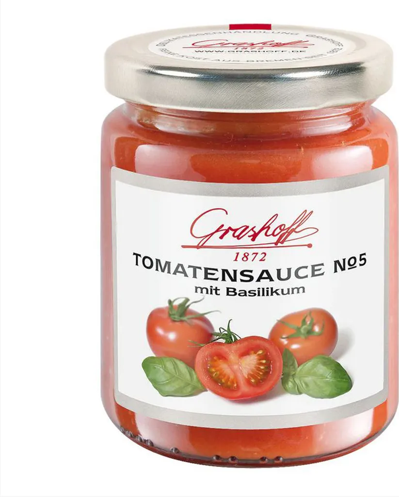 Grashoff Tomato Sauce No. 5 spicy fruity with basil 200ml