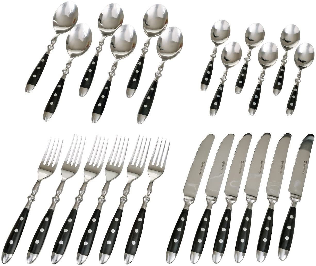 GRAWE GRÄWE High-quality 24-piece cutlery set made of 18/10 stainless steel