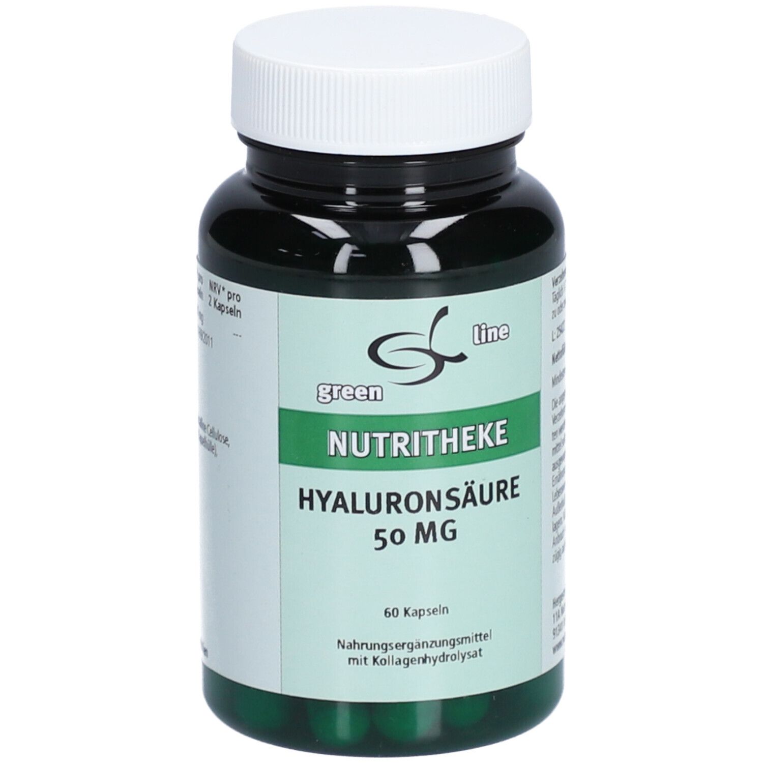 green line NUTRITHEKE hyaluronic acid 50 mg