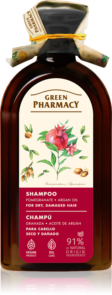 Green Pharmacy Argan Oil & Pomegranate Shampoo Shampoo for dry and damaged hair with argan oil