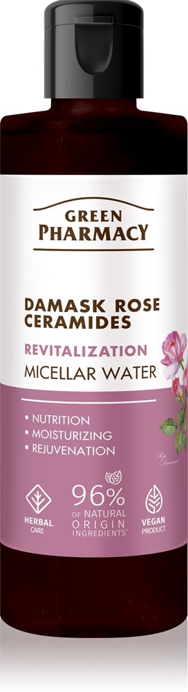 Green Pharmacy Damask Rose & Ceramides Micellar Water cleansing micellar water