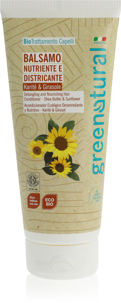 Greenatural Hair Conditioner Sunflower & Shea Butter the nourishing conditioner for the hair