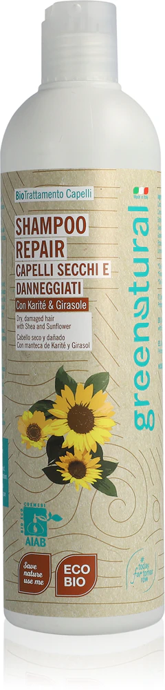 Greenatural Shampoo Repair Regenerating shampoo for dry and damaged hair