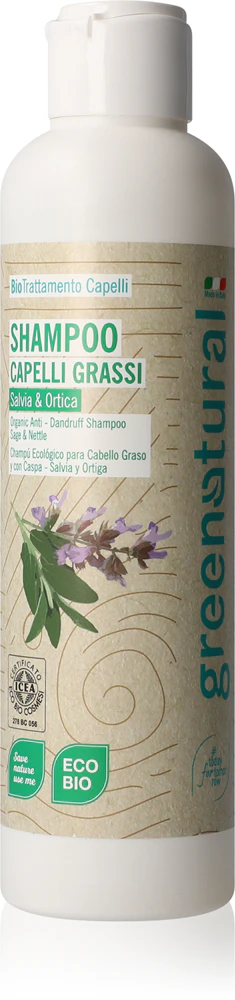 Greenatural Shampoo Sage & Nettle Shampoo for oily hair