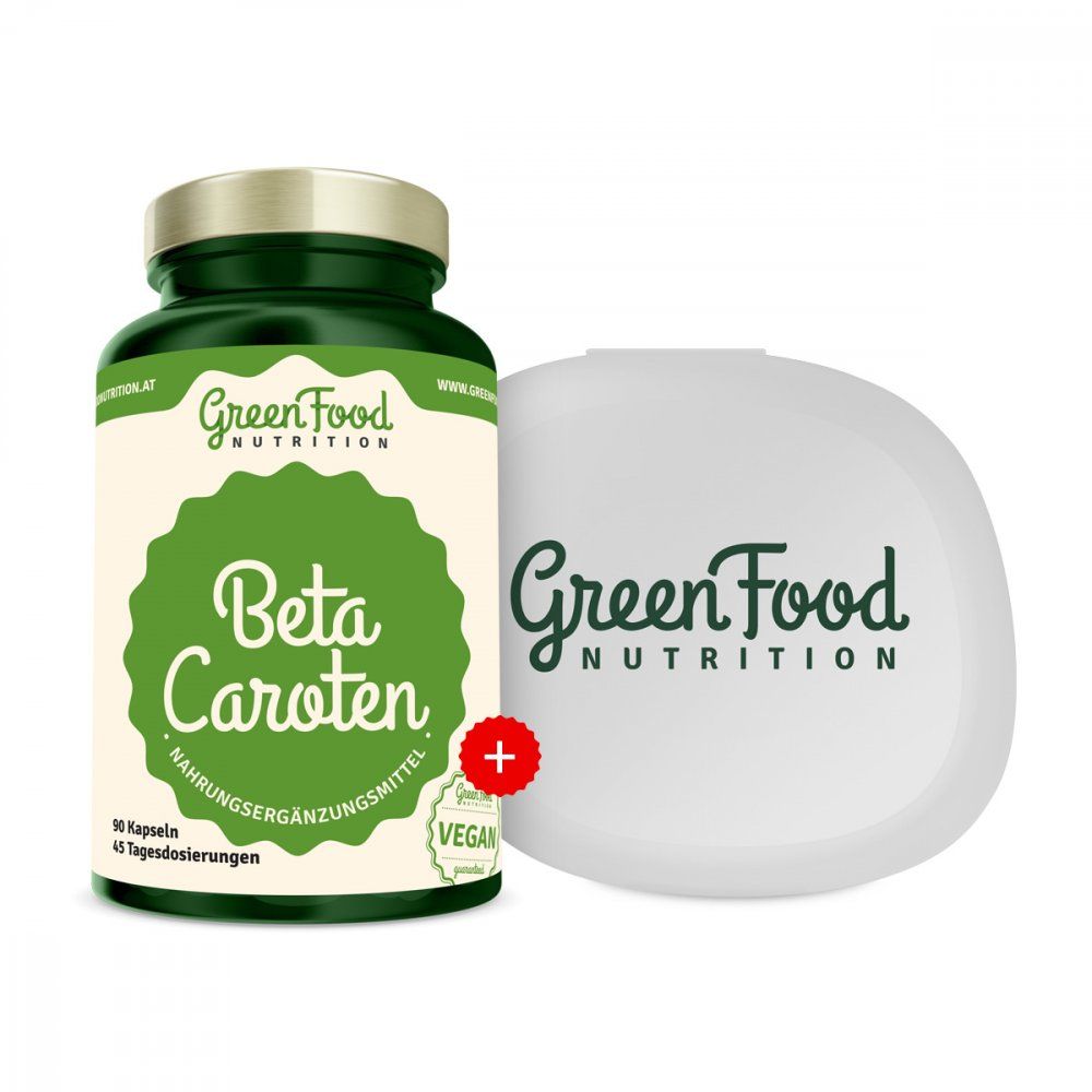 GreenFood Nutrition Beta Carotene + CAPSULE CONTAINERS