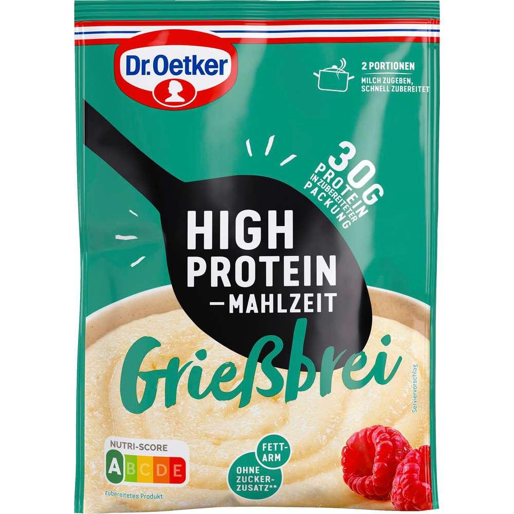 Semolina porridge, high protein, meal