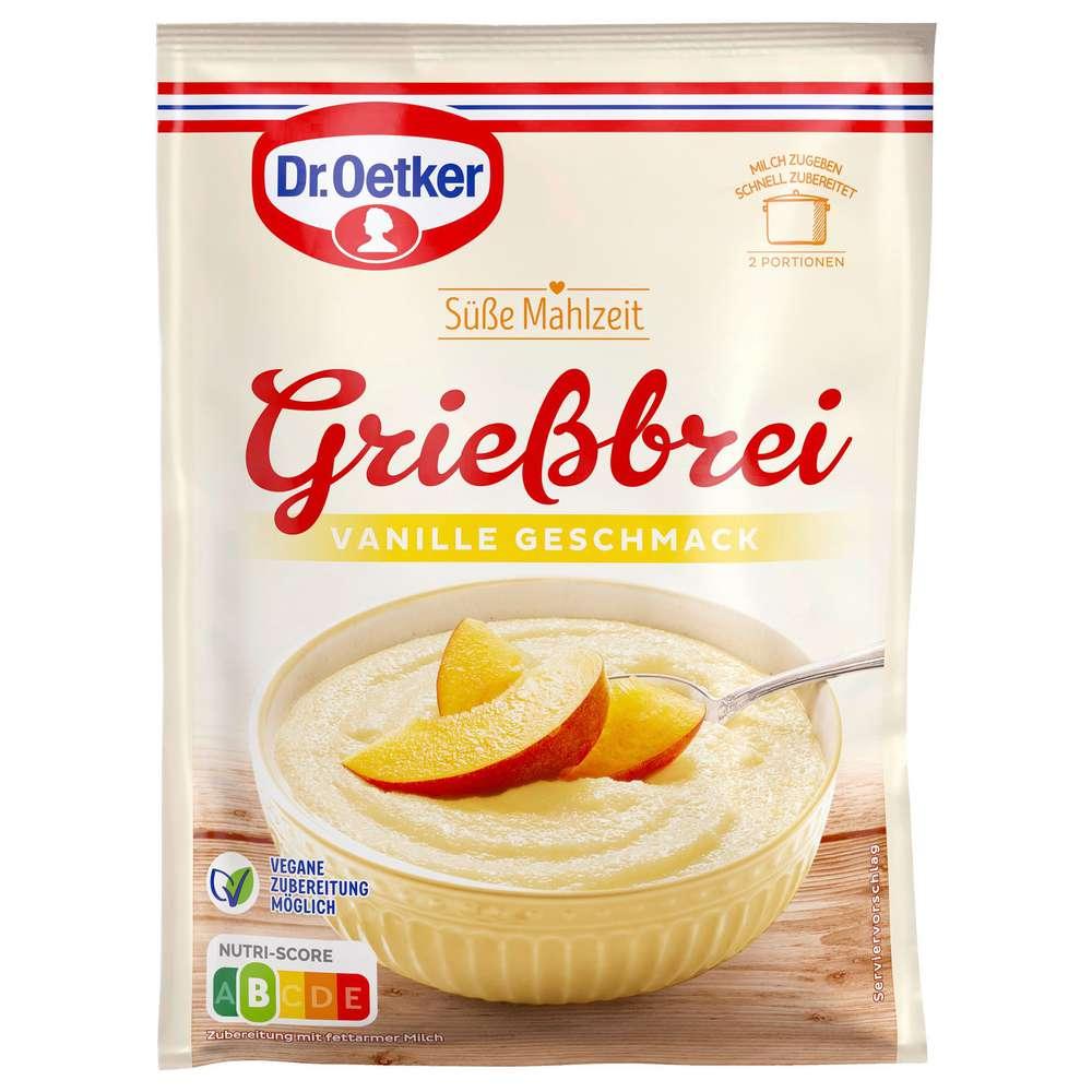 semolina porridge, vanilla