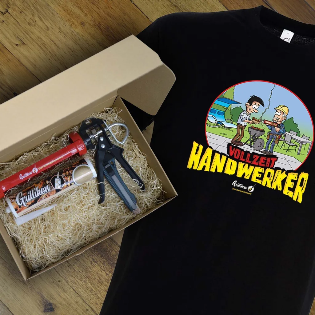 Grillikon Gift Set “Journeyman” BBQ + Shirt