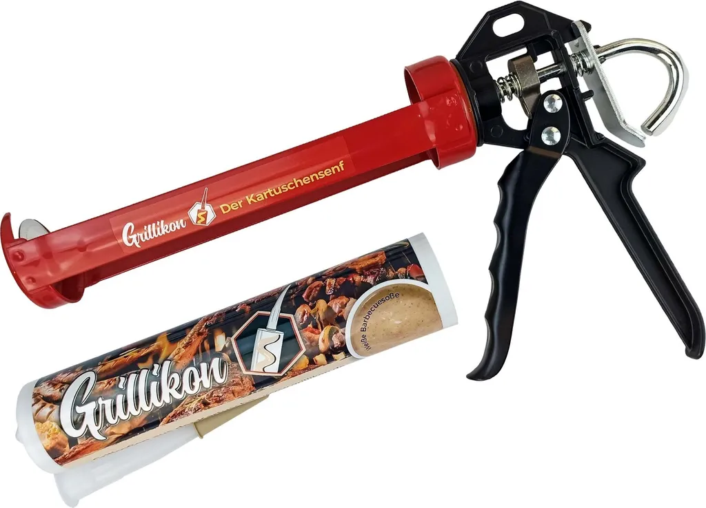 Grillikon cartridge barbecue set with cartridge press: BBQ + cartridge press Set: BBQ + cartridge press