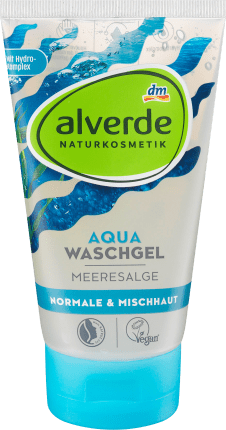 alverde NATURKOSMETIK Aqua Wash gel, 150 ml