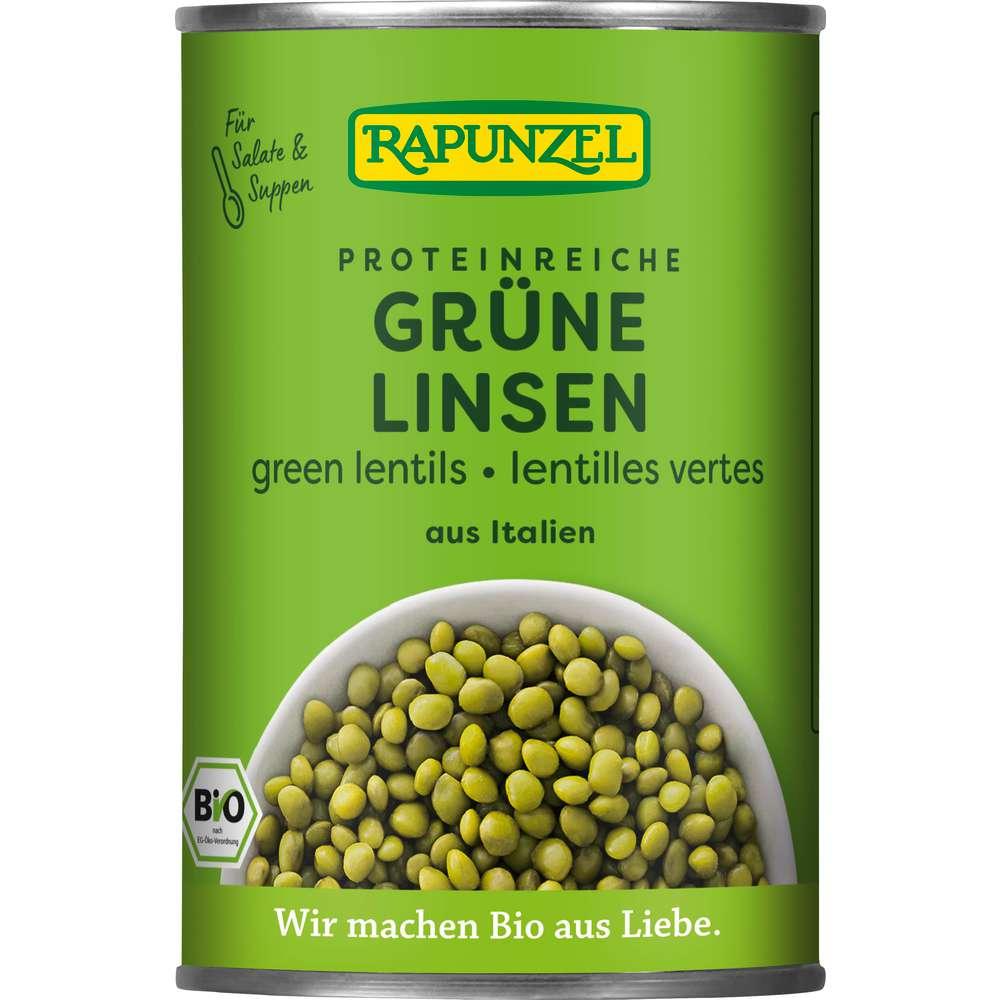 Canned green lentils