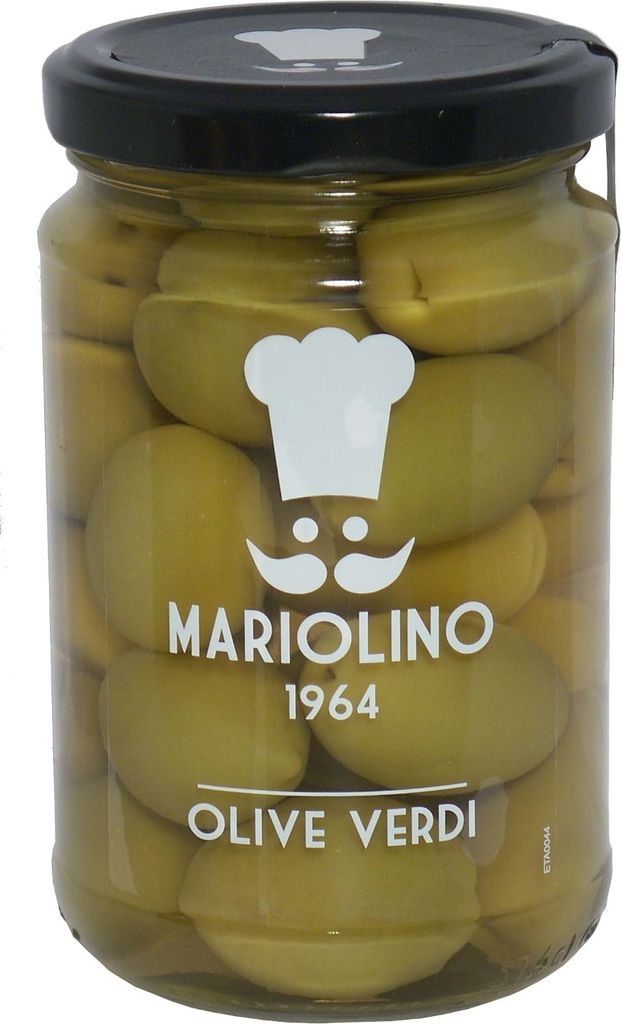 Green olives in brine 314 ml. - Mariolino