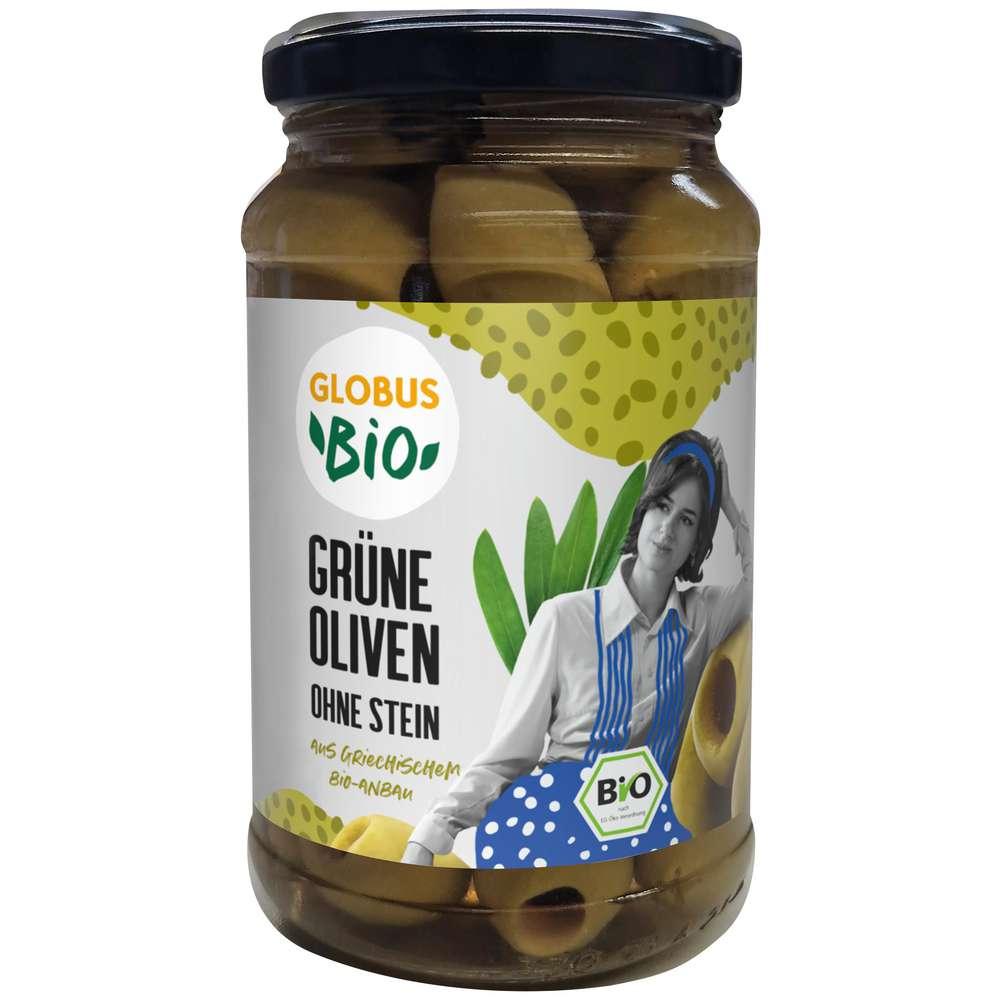 Green olives without stones