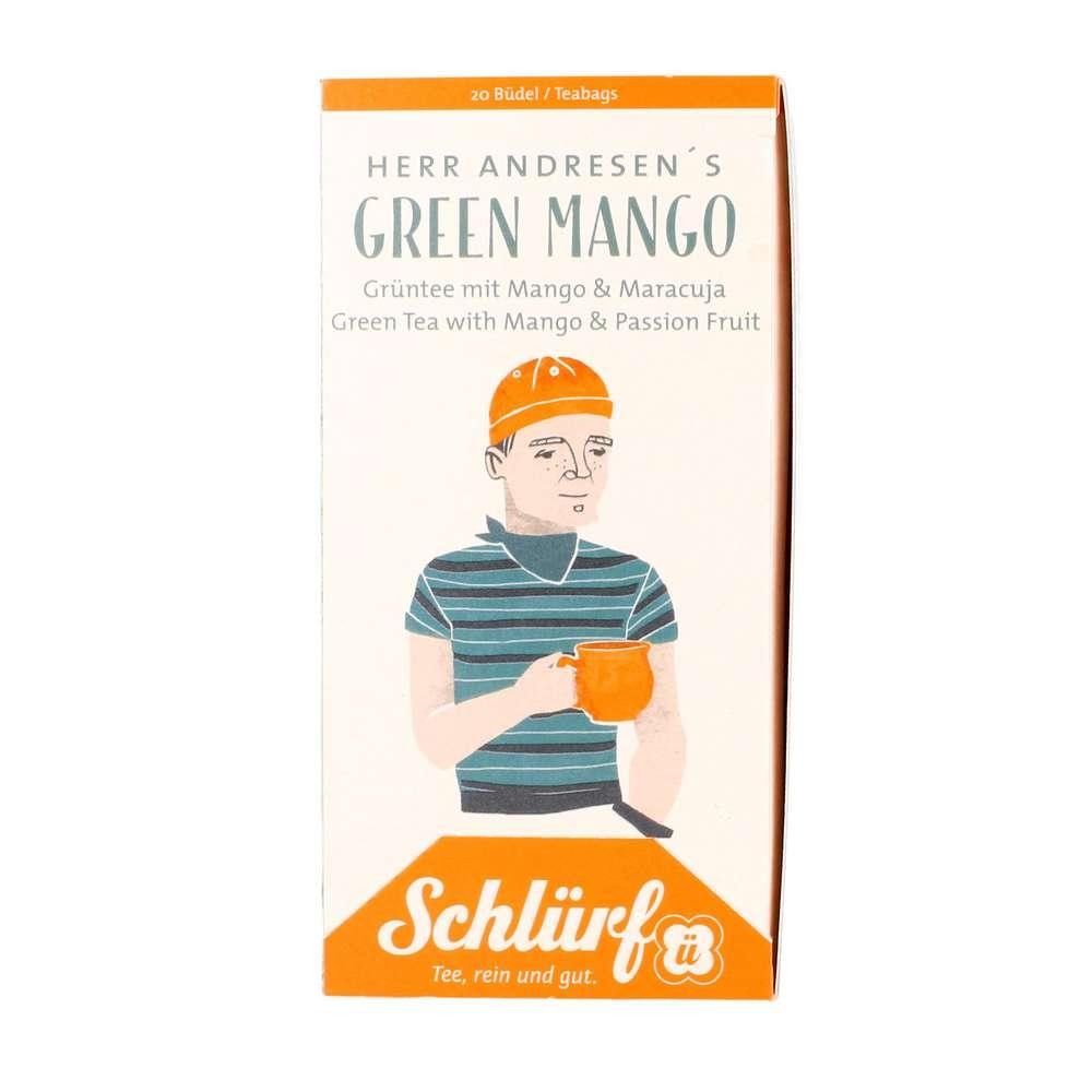 Green tea, mango