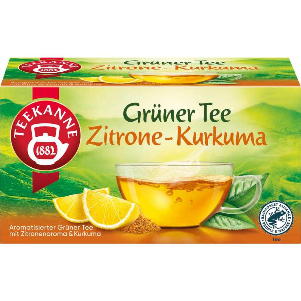 Green tea lemon turmeric, flavored