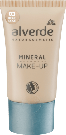 alverde NATURKOSMETIK Mineral Make-up beige rosé 03, 30 ml