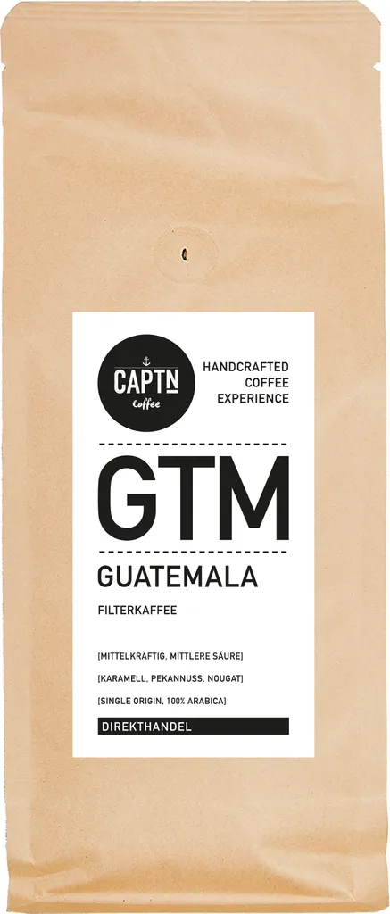 GUATEMALA Whole Bean Coffee | Medium-Strong, Caramel, Pecan, Nougat | 500g | Specialty Coffee from Direct Trade