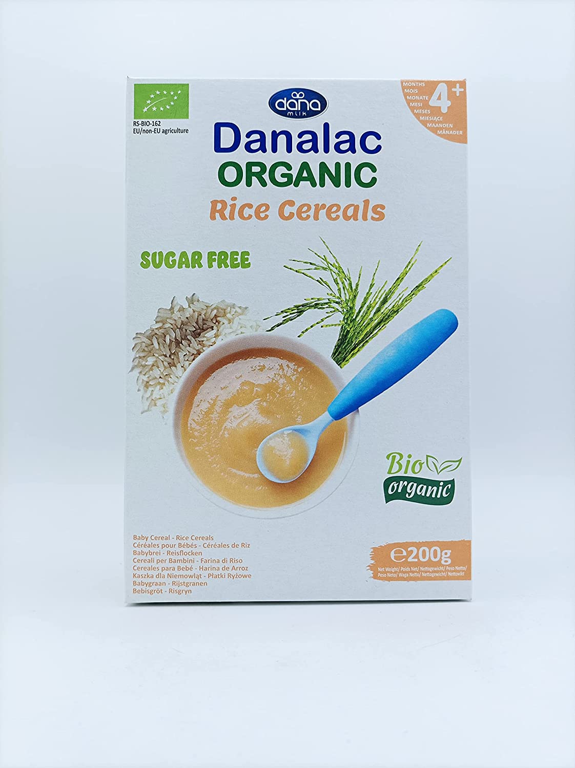 Danalac Bio Babybrei zuckerfrei 200g (Reisflocken) (Packung mit 1)