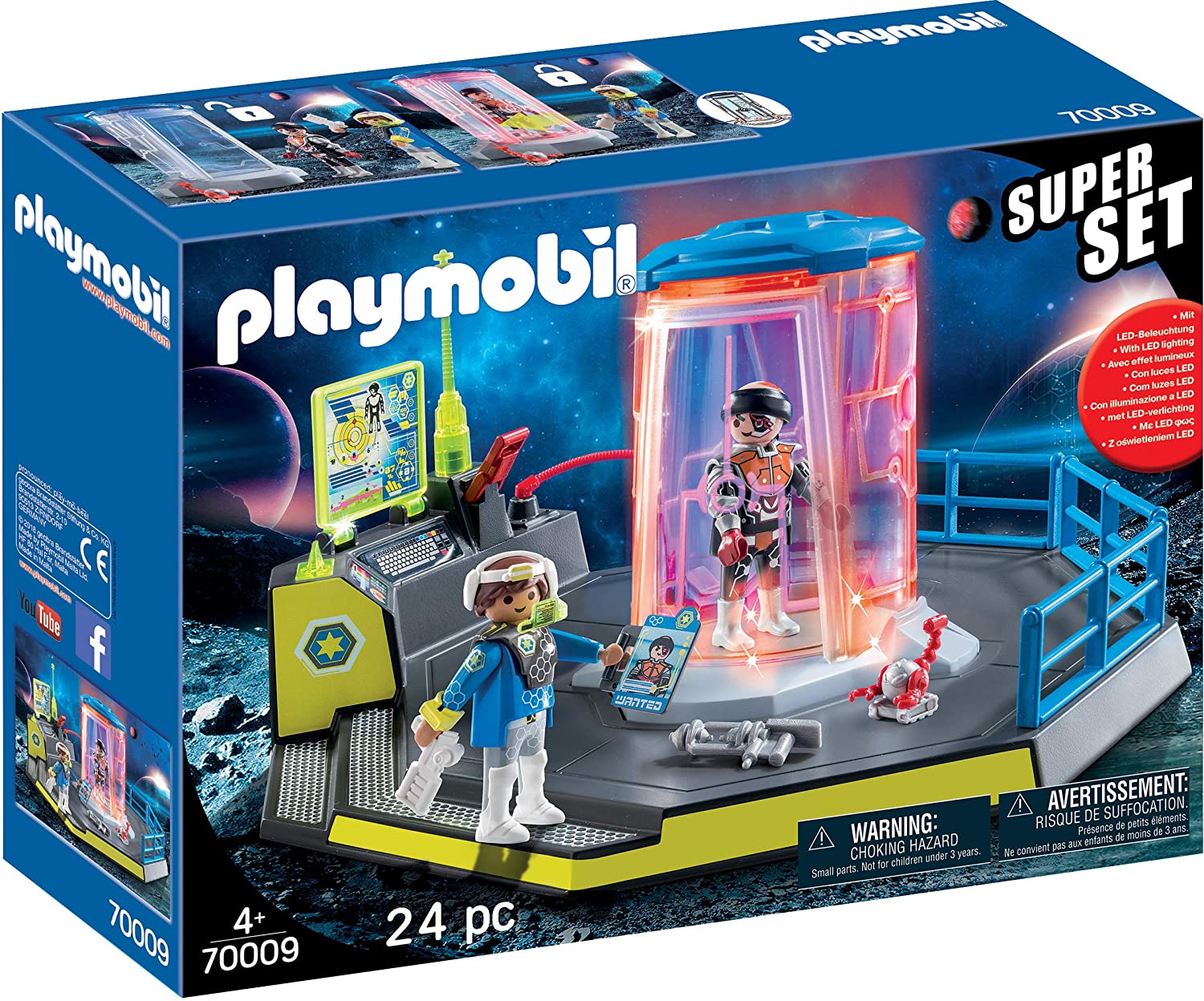 Playmobil 70009 Superset Galaxy Police Prison Colourful