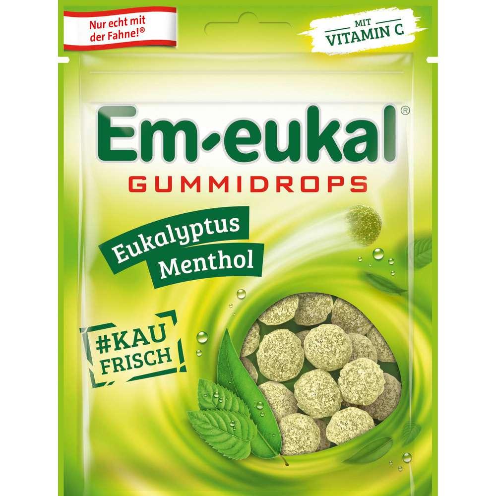 Gum drops, menthol eucalyptus