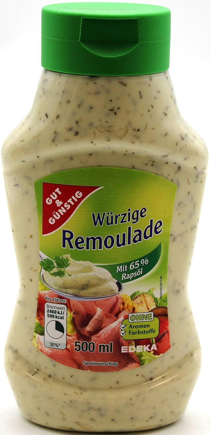 Gut & Günstig Würzige Remoulade, 6er Pack (6 x 500ml)