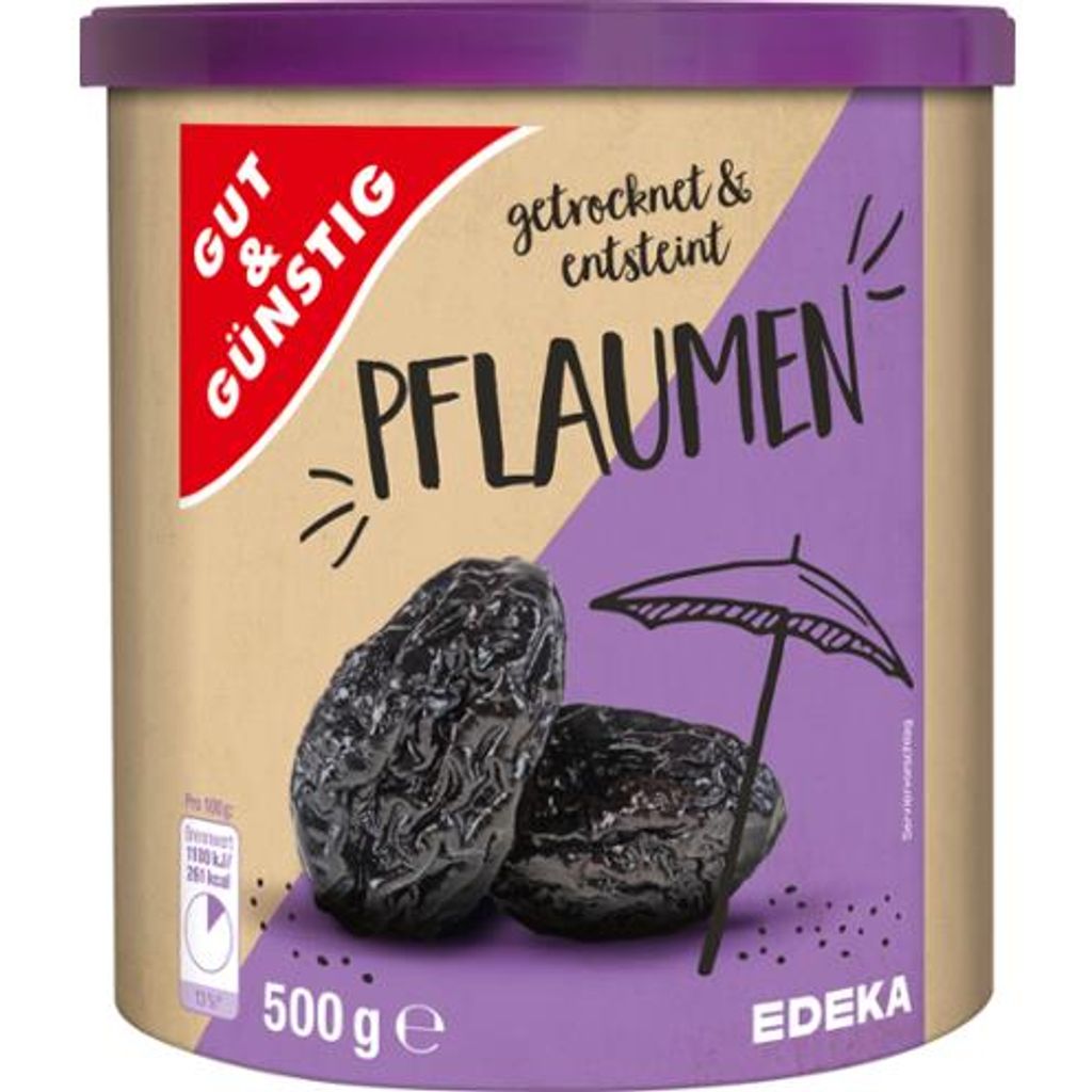 Gut & Prunes pitted and ready to eat 500g