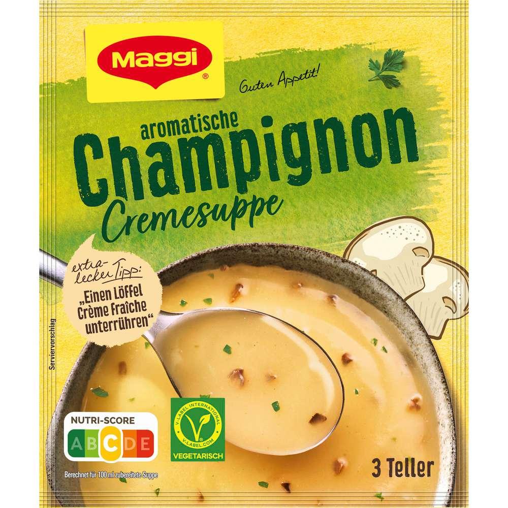 Enjoy your meal soup, mushroom cream