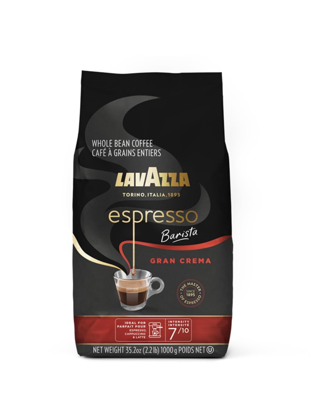 Lavazza Gran Crema Espresso, 2.2 Pound by Lavazza Premium Coffees Company