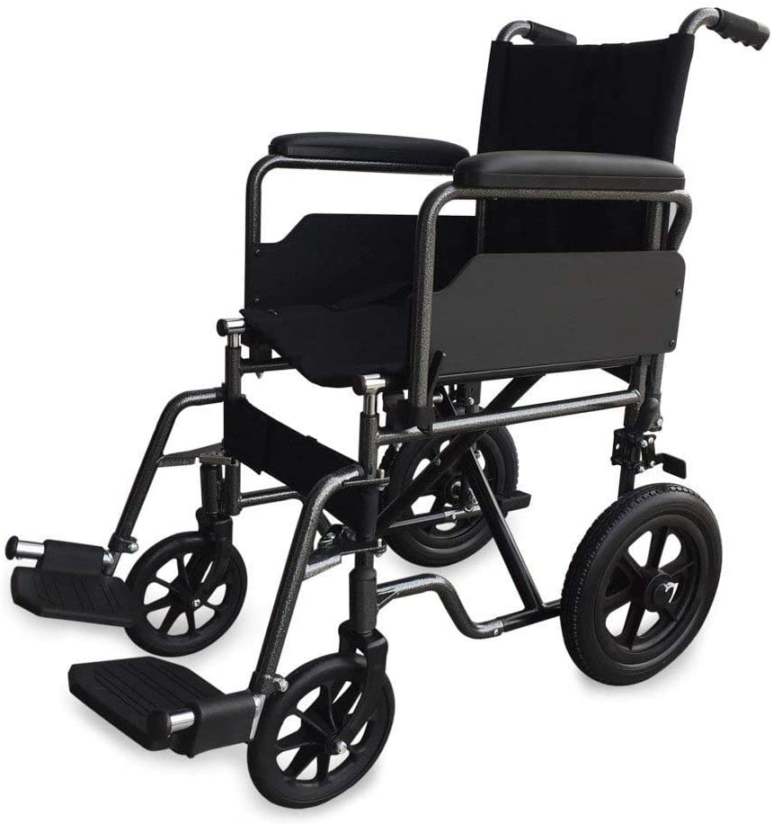 Mobiclinic, Model S230 Sevilla, Premium Folding Wheelchair, Transport Wheel