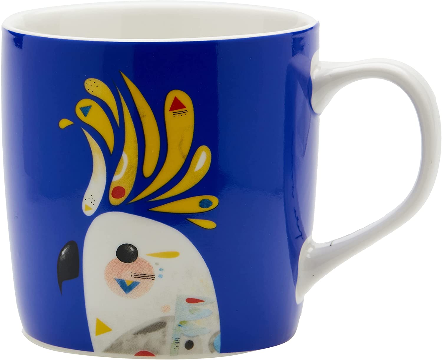 Maxwell & Williams DI0223 Pete Cromer Cockatoo Mug, Porcelain, Multi-Colour, 375 ml, in Gift Box