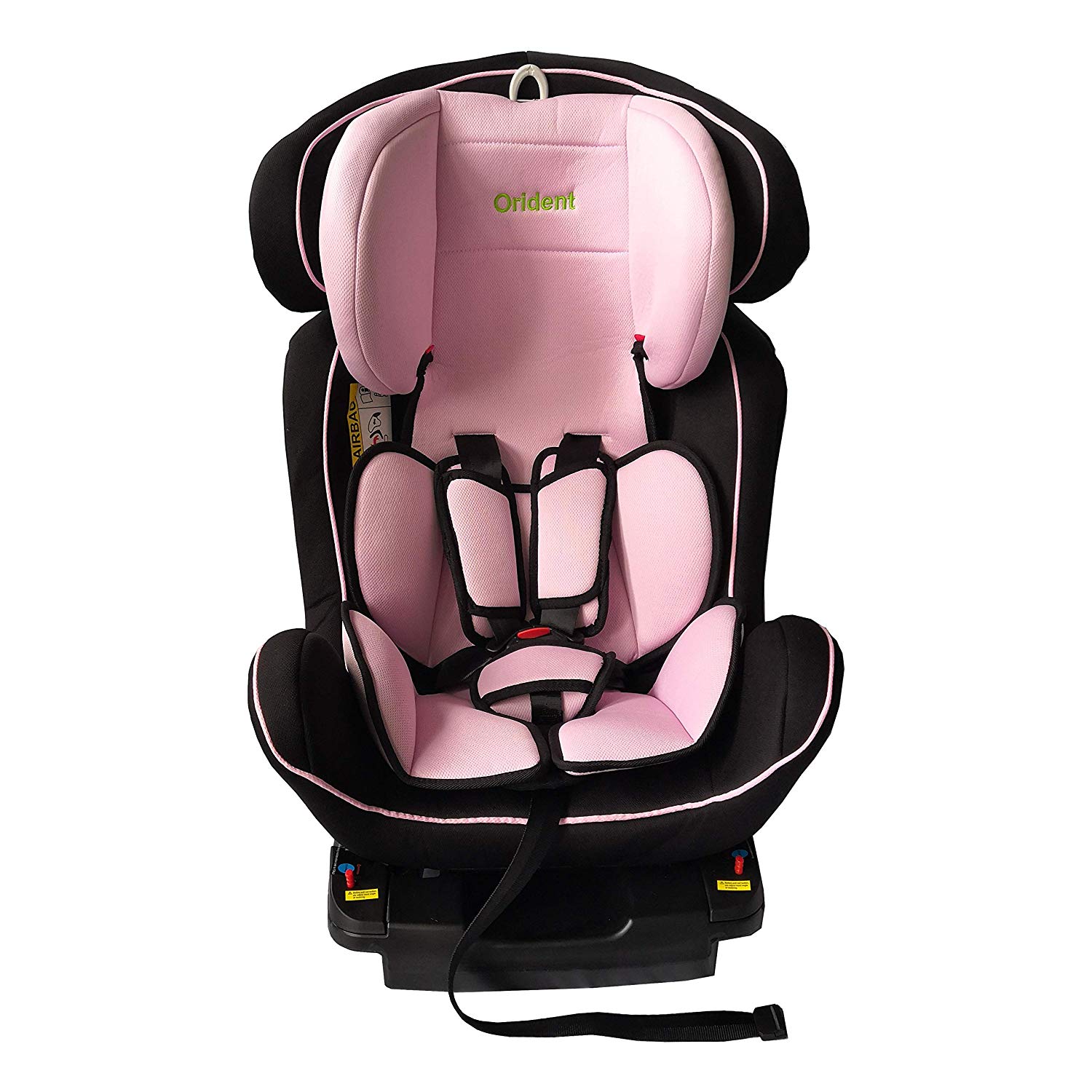 Orident Isofix KX Car Seat 0-36 kg Group 0+, 1, 2, 3 in accordance with ECE R44/04 Standard + Isofix (Pink)