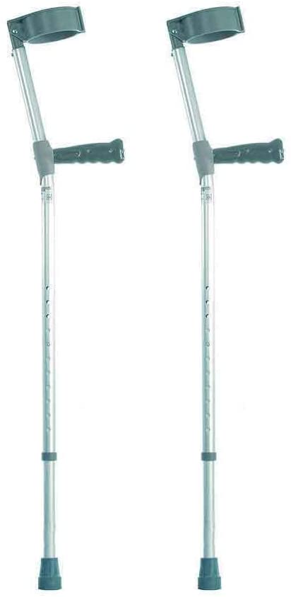 Height-Adjustable Crutches With Pvc Handles