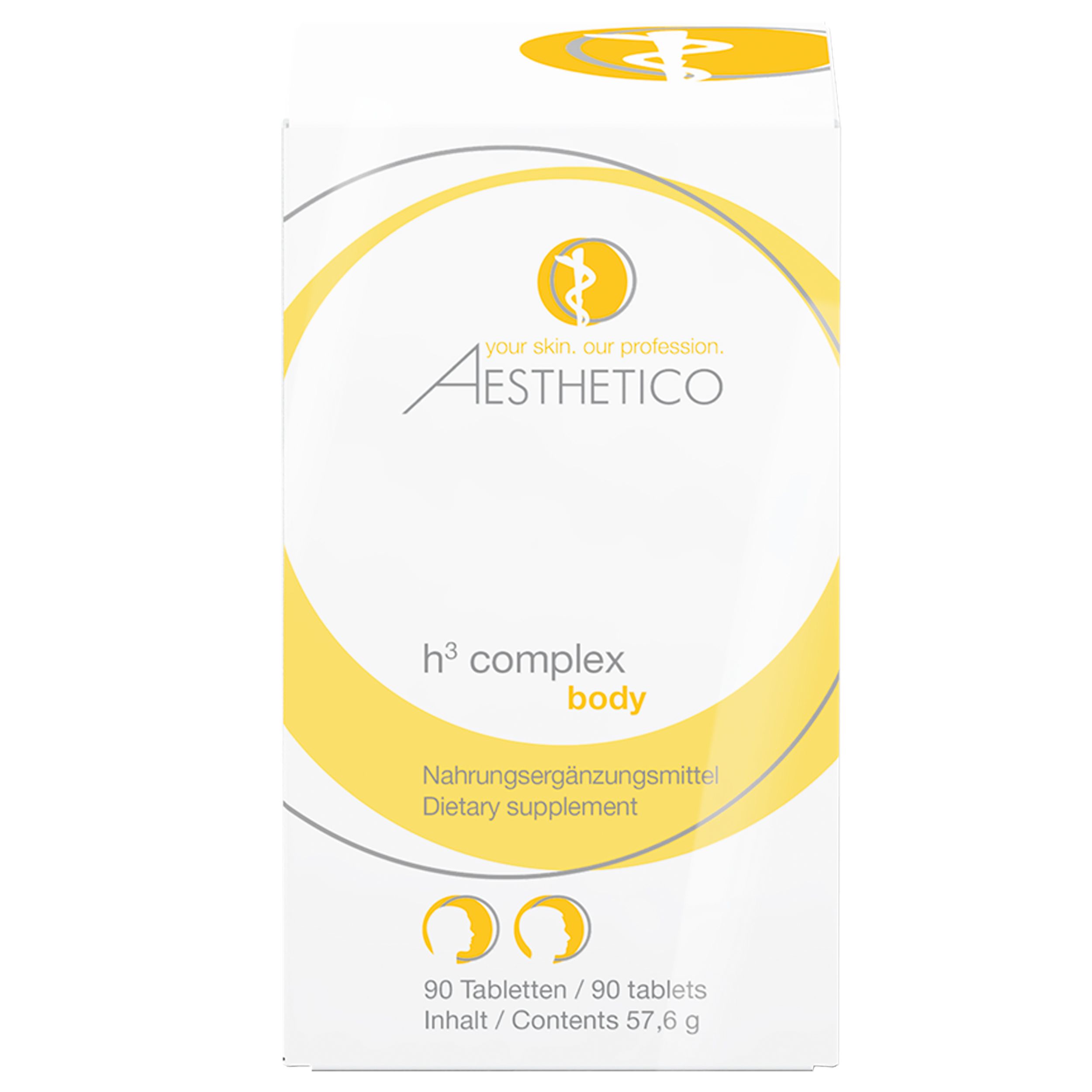 h³ complex Tabletten, Stk Haarpflege, Aesthetico