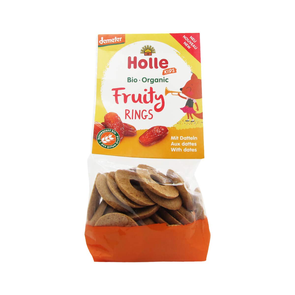Holle Organic Fruit Rings with Dates 125g