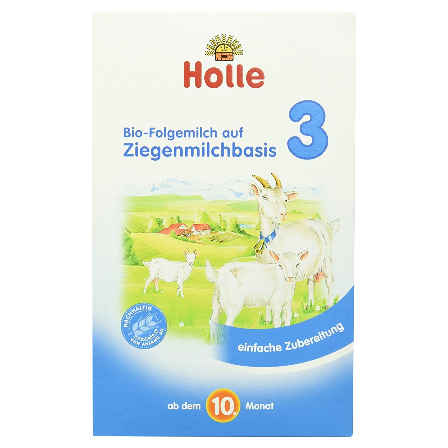 Bolle organic Follow-on milk 3 based on goat milk , pack of 1 (1 x 400g)