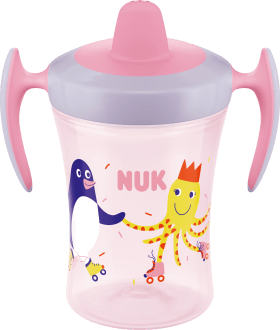 NUK Bottle Evolution Trrainer Cup pink, 230ml, 1 pc