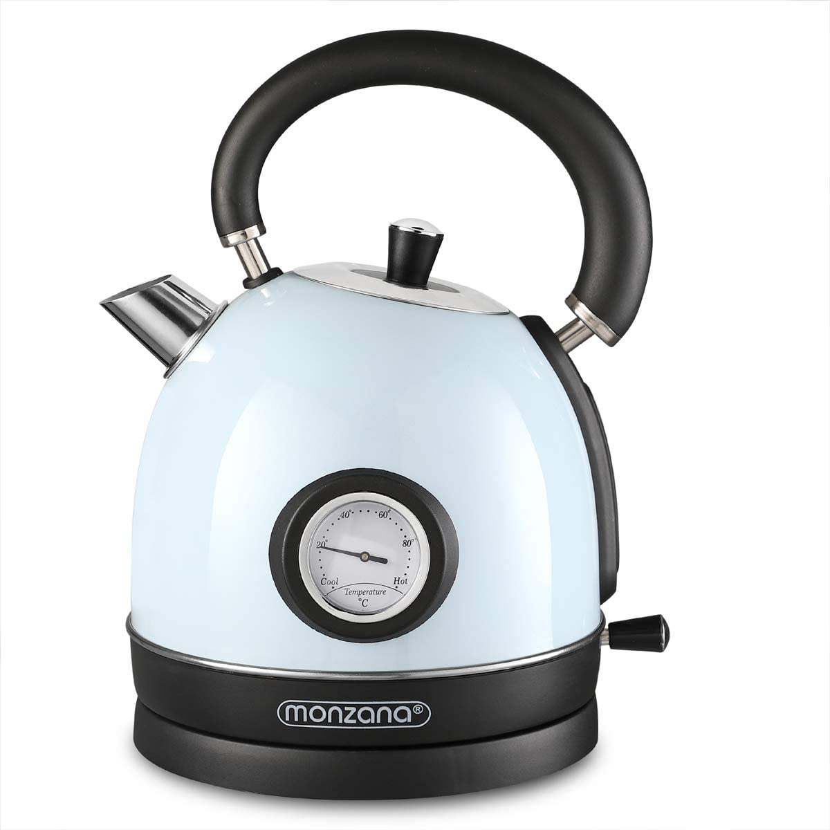 Monzana Stainless Steel Kettle in Retro Design