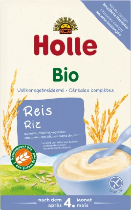 Cereal porridge organic rice flakes after the 4th month, 250 g