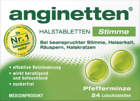 Anginetten Voice lozenges, 24 pcs