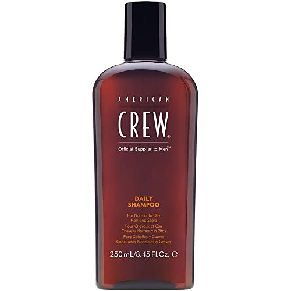 AMERICAN CREW Daily Shampoo for Normal to Greasy Hair, Pack of 1 (1 x 250 ml)