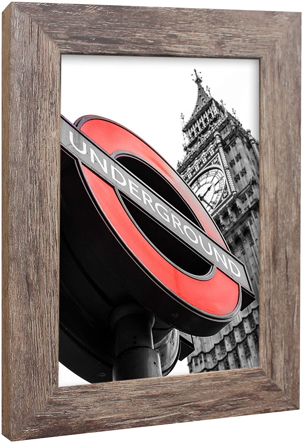 London Picture Frame Photo Frame 10 x 15 cm White Picture Frame for Hanging