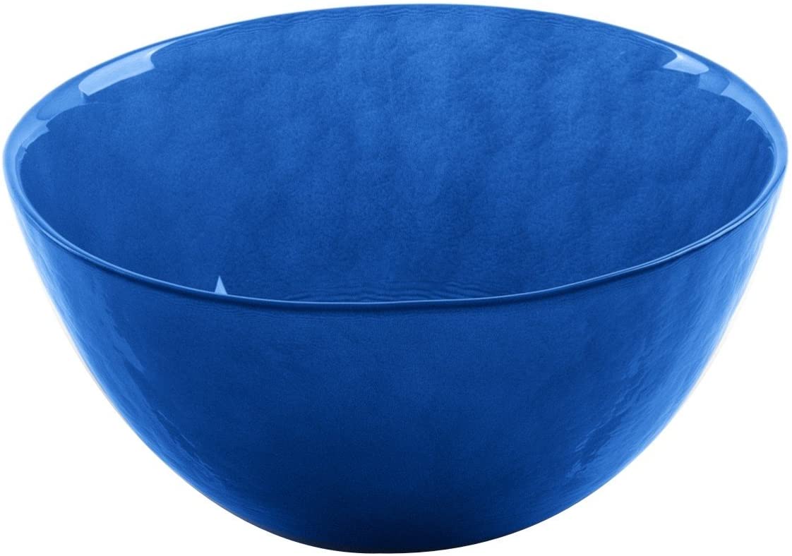 Bohemia Cristal Play of Colors 093 012 020 Bowl Diameter 210 mm Blue Soda Limescale Glass Bowl 10.3 x 21 x 10.3 cm