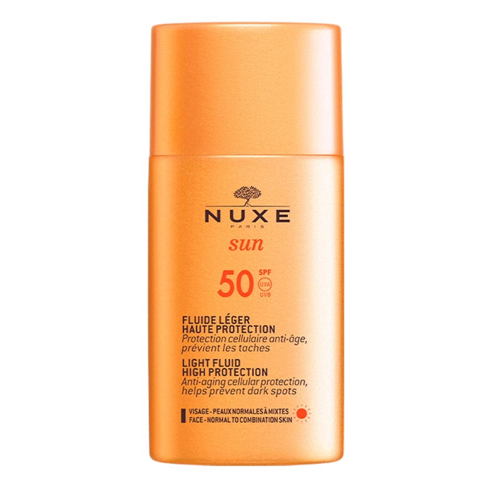 NUXE Sun Sun Fluid Face SPF 50 50 ml, ‎gold
