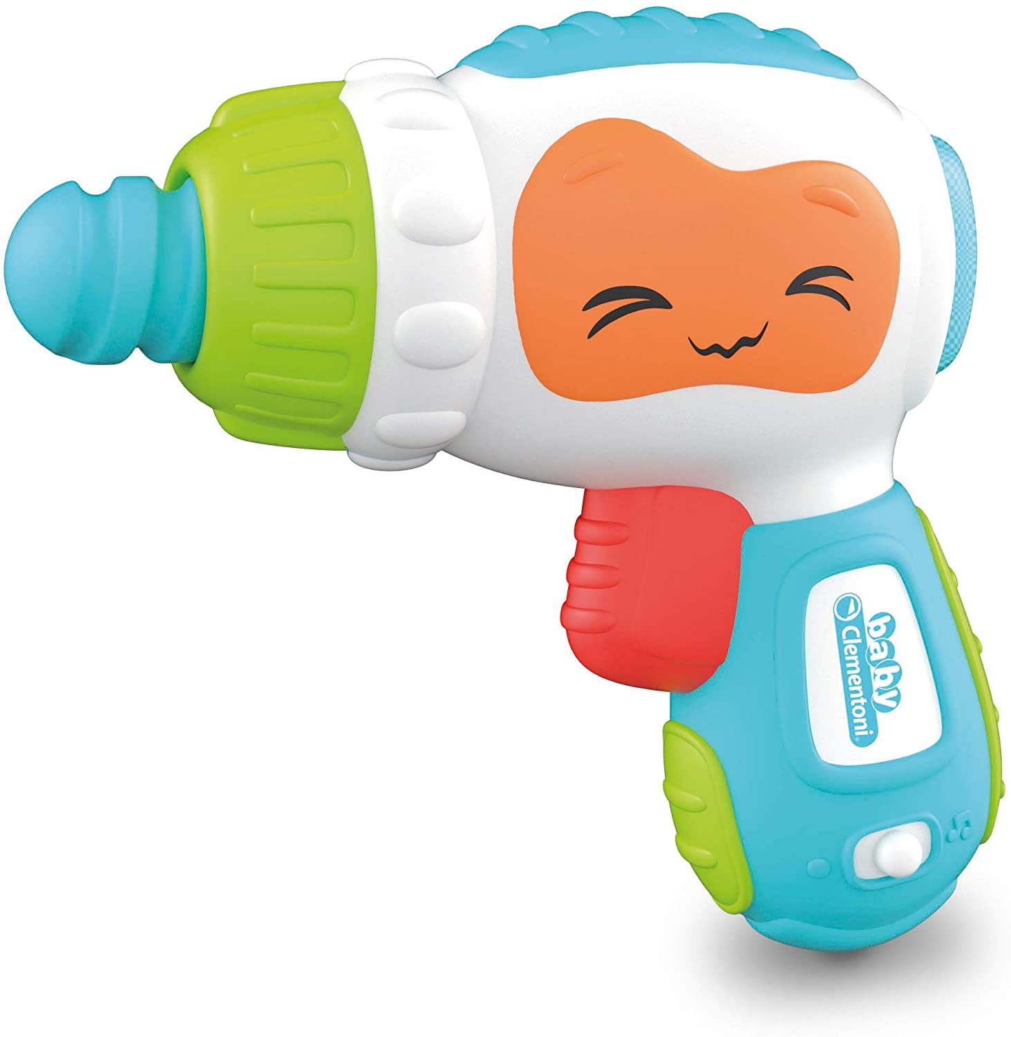 Baby Clementoni - 17328 - Berto Il Drill - Childhood Game - Electronic Talking Toy (Batteries Included), Children 9-36 Months