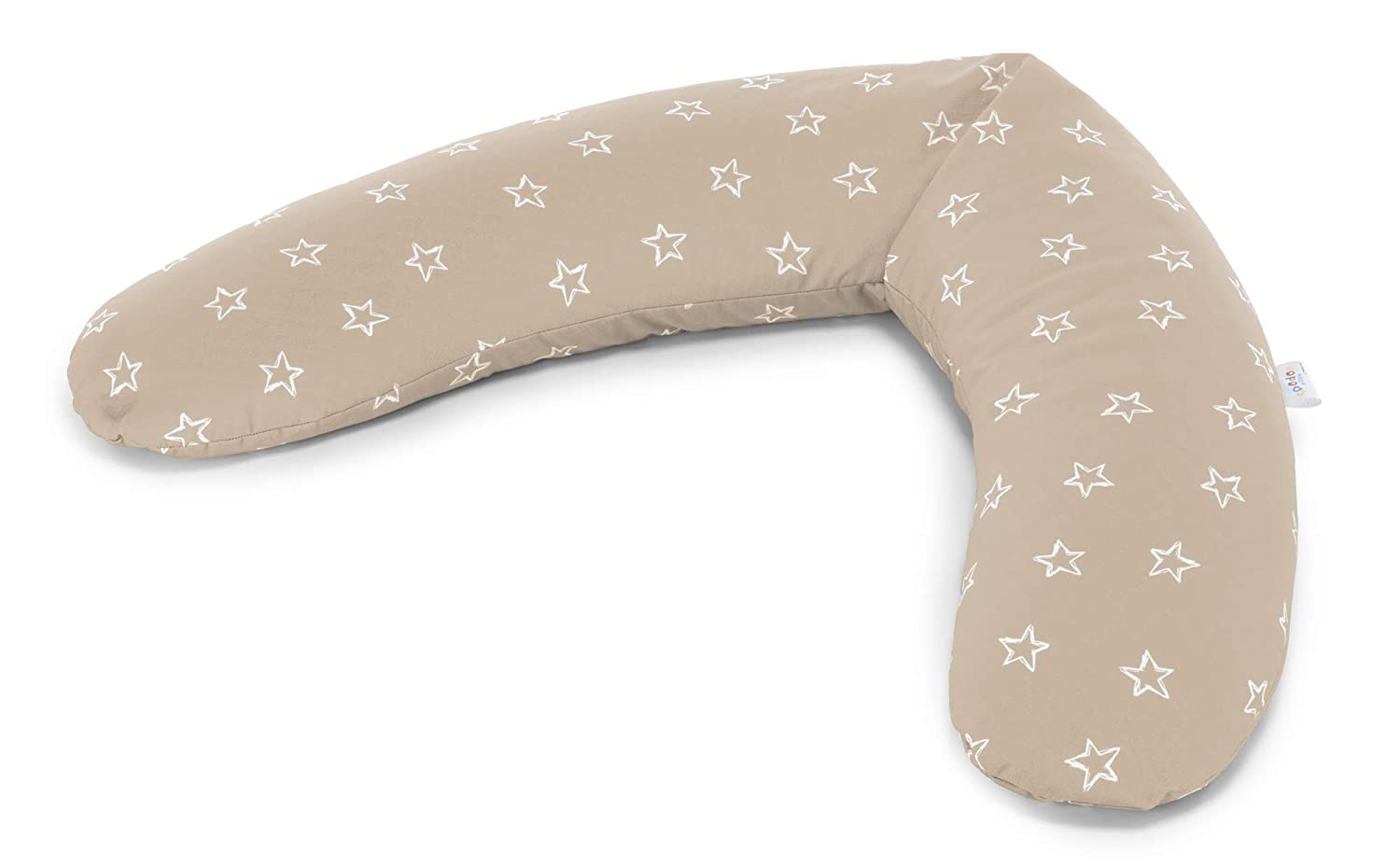 Theraline Dodo Pregnancy And Breastfeeding Pillow Filled With Micro Beads, Includes Outer Cover, 170 x 34 Cm