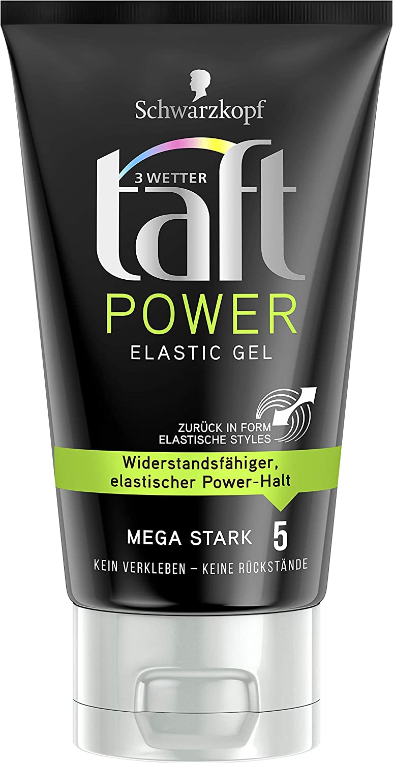 wetter taft  Schwarzkopf 3 Weather Taffeta Styling Jelly Power Mega Strong Hold 5, Pack of 6 x 150 ml