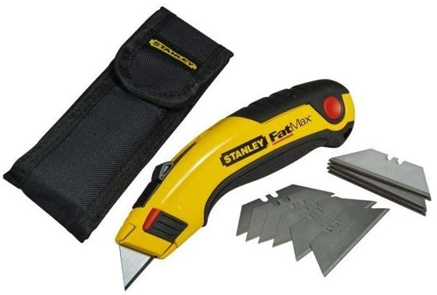 Stanley Tools FatMax Retractable Utility Knife, Holster & Blades