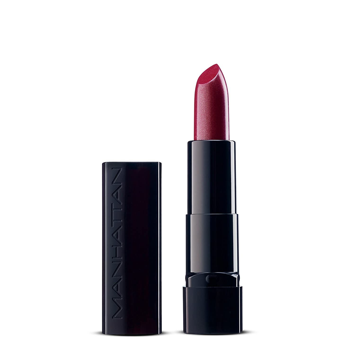 Manhattan All In One Lipstick Shimmering Lipstick for Long-lasting Shine and Intense Colour, Colour Precious Plum 970, 1 x 4.5 g, 970 ‎precious